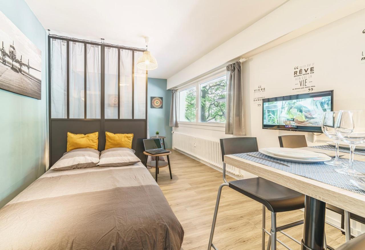 Cosy Studio 108 - Chambery Centre - Stationnement - Gare 외부 사진